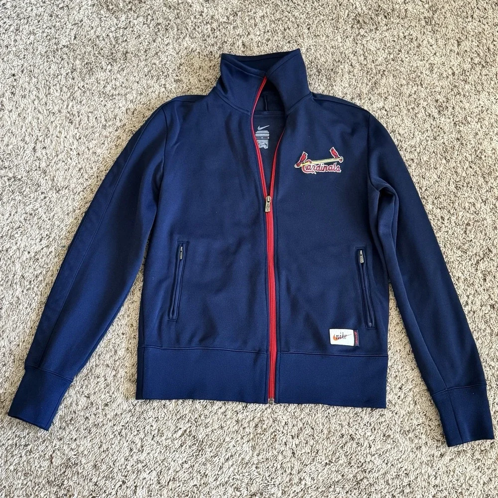 Nike Team St. Louis Cardinals Full Zip Track Jacket‎ Women's Large